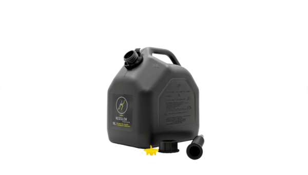 Канистра для ГСМ бензина топлива KESSLER 10 литров черная пластиковая Канистра для ГСМ бензина топлива KESSLER 10 литров черная пластиковая